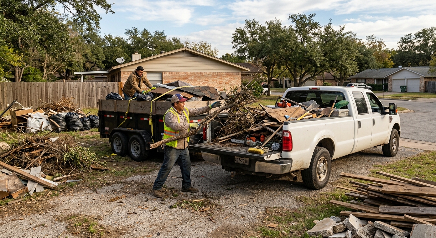 Hauling and junk removal service